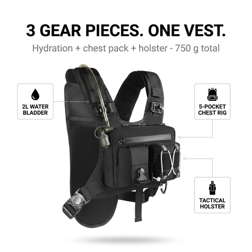 Hydravo Tactical Hydration Vest