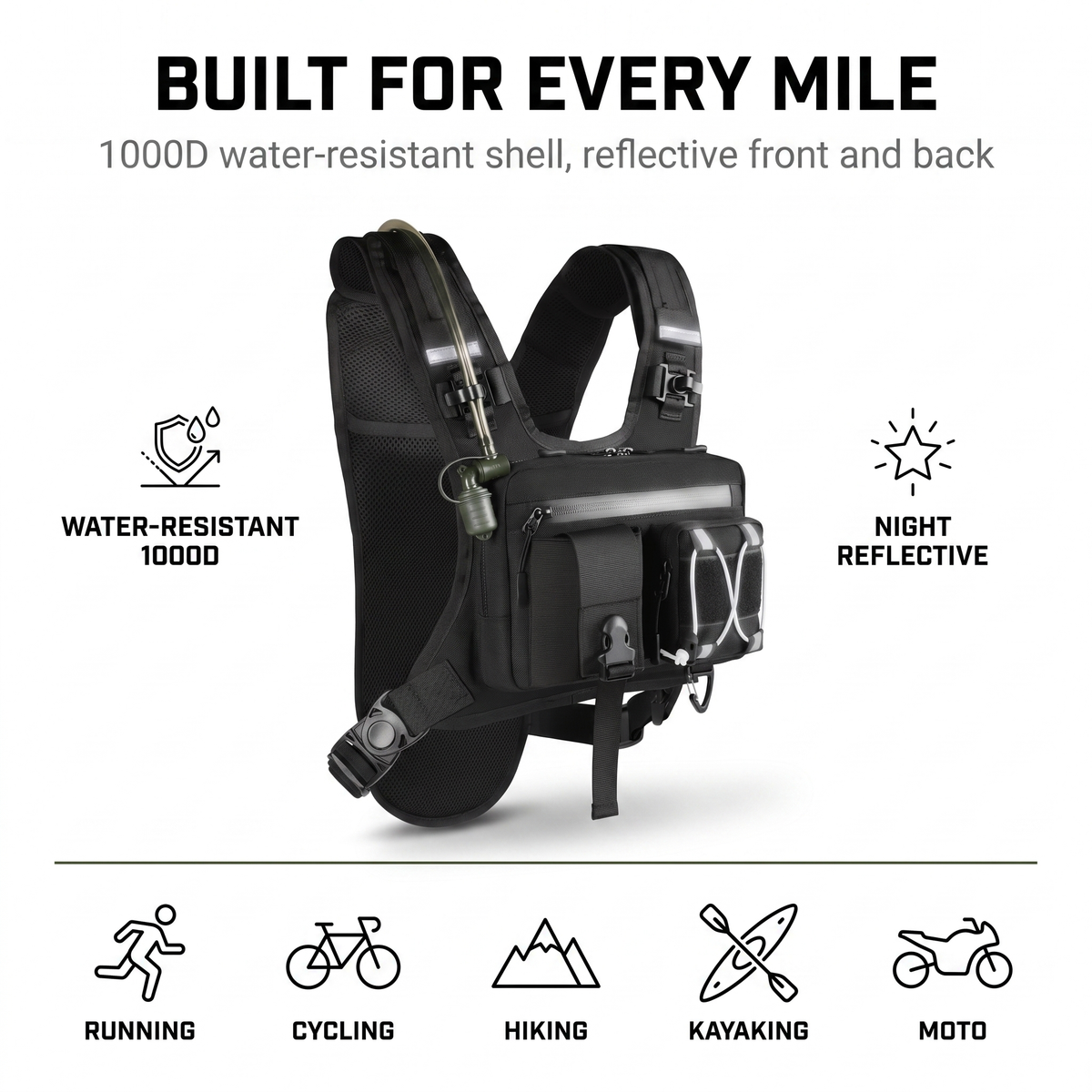 Hydravo Tactical Hydration Vest
